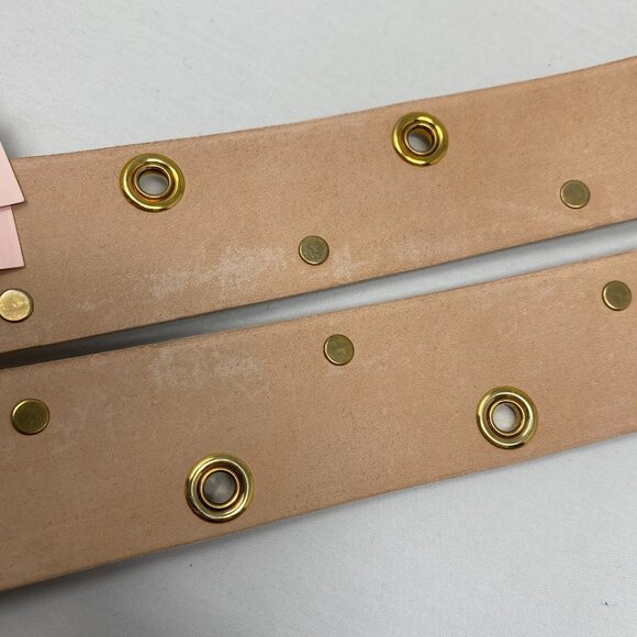 Agent Provocateur Roxana Baby Pink Leather Belt M/L NWT $625 main image 5